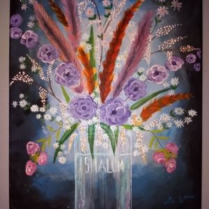 Home Decor Flower Painting